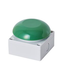 met groene knop