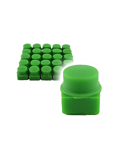 25 knopjes hoog groen voor T1/T123
