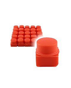 25 knopjes hoog rood voor T1/T123