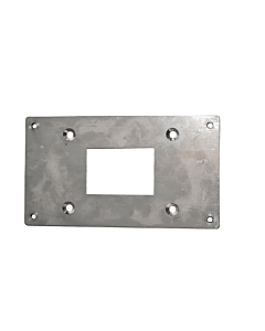 Verloopplaat voor zuilen ZL op poer ZP