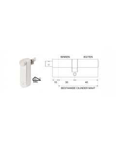 motorcilinder met mechanische cilinder 30/40 SKG***® met 3 sleutels