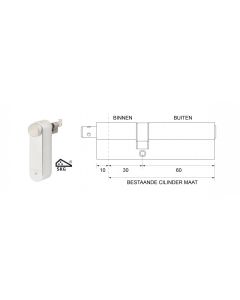 motorcilinder met mechanische cilinder 30/60 SKG***® met 3 sleutels