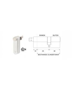 motorcilinder met mechanische cilinder 35/30 SKG***® met 3 sleutels