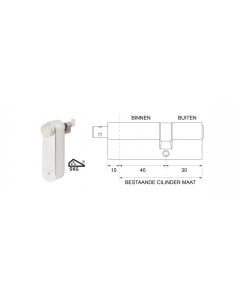 motorcilinder met mechanische cilinder 40/30 SKG***® met 3 sleutels