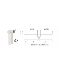 motorcilinder met mechanische cilinder 40/45 SKG***® met 3 sleutels