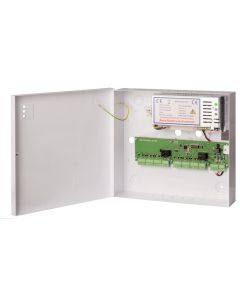zorgslot controller met 24V=, 3Amp. netvoeding in plaatstalen kast