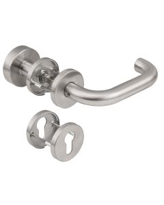 kruk-knop garnituur rvs