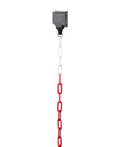 trekschakelaar, IP66, met 2 meter rood/witte ketting